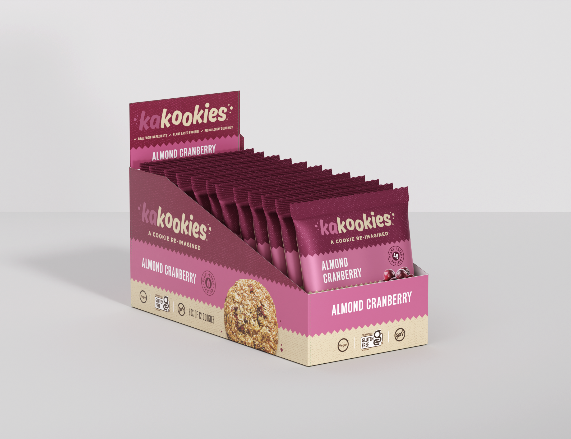 Koikei Almond Flavor Cookie – Healthy Protein Snack, Non-Oily, 260g Tin, NEW