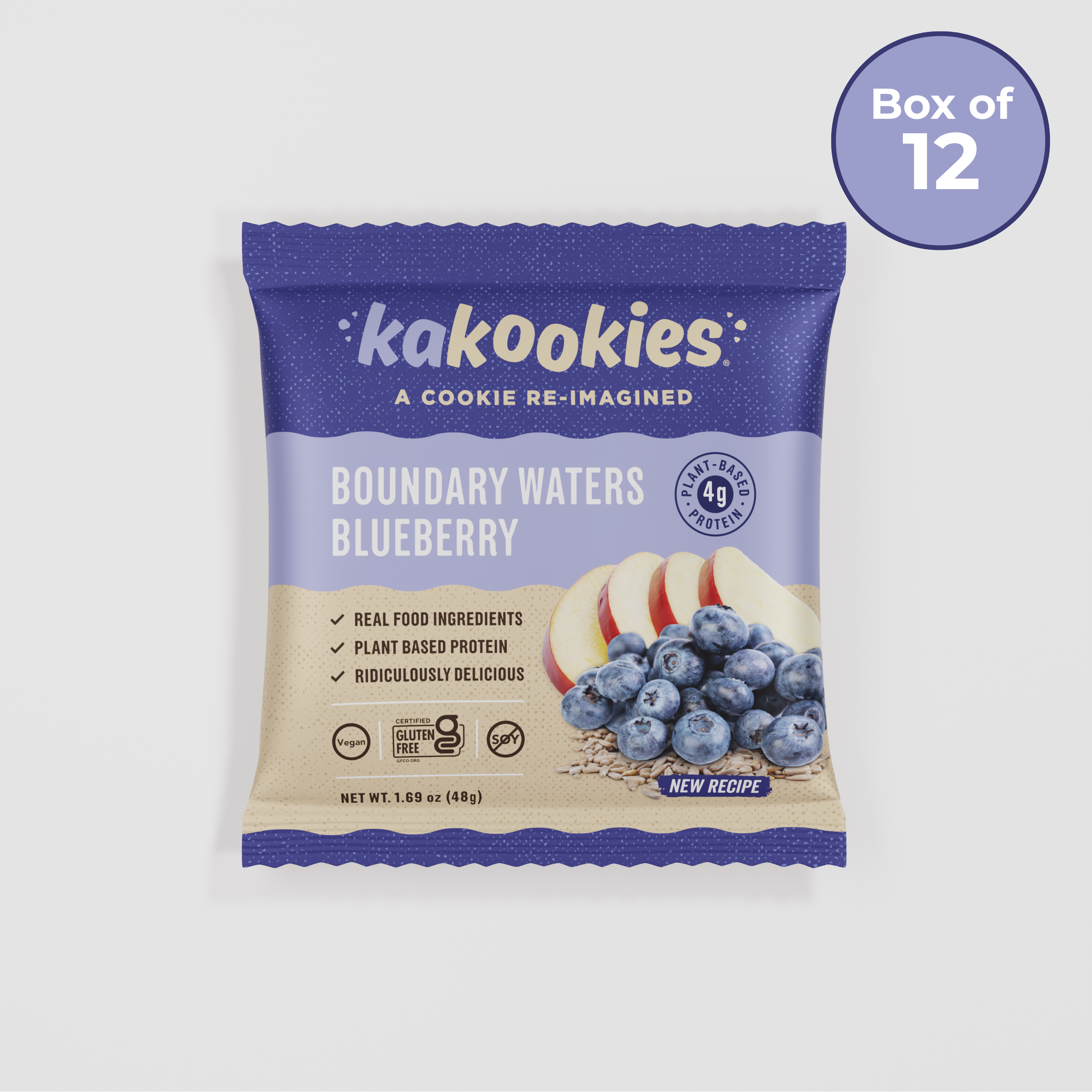 Kakookies Boundary Waters Blueberry - Superfood Energy Snack Cookies